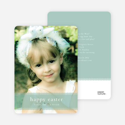 Classic Easter Photo Card - Aquarium