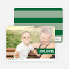 Holiday Band Holiday Photo Cards - Green