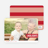 Holiday Band Holiday Photo Cards - Red