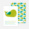Momma and Baby Whale Mobile - Olive Green