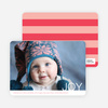 Simple Joy Holiday Photo Cards - Tomato Red