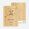 Tree Carving Save the Dates - Bamboo