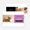 Pet Adoption Cards - Purple