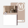 Monogram Photo - Beige