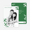 Simply Leaves Photo Cards - Forest Green