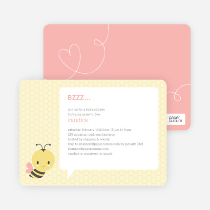 Bumble Bee Mom-to-Bee - Pink