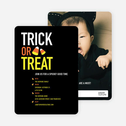 Trick or Treat Candy Corn - Black