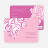 Vintage Flower Bouquet Bridal Shower Invitations - Pink