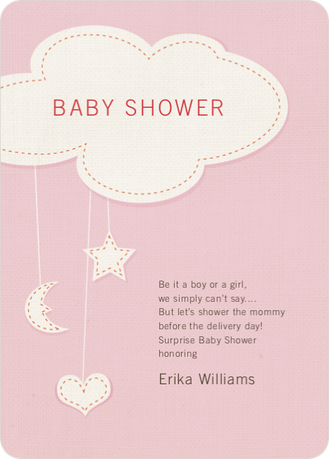save the date baby shower