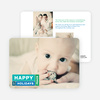 Happy Holidays, Joy and Peace Holiday Cards - Blue