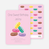 Macaron Party Invitations - Pink