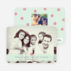 Peppermint Holiday Photo Cards - Green
