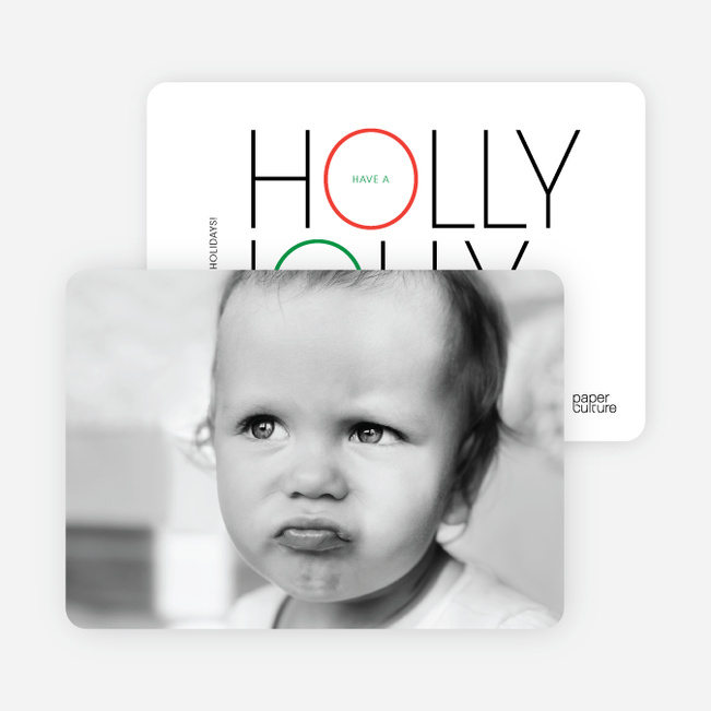 Holly Jolly Christmas Cards - Multi