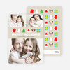 Christmas Icons Mt Rushmore Christmas Cards - Beige