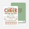 Spread the Holiday Cheer Holiday Invitations - Orange Spice