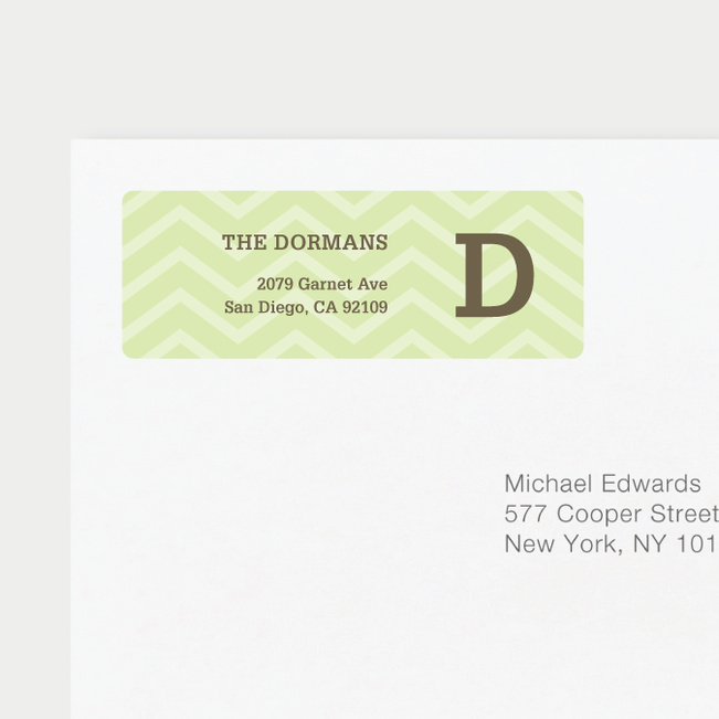 green address labels