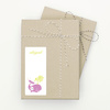 Whale Spout Gift Tag Stickers - Purple