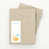 Whale Spout Gift Tag Stickers - Yellow