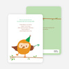 Dancing Owl Party Invites - Fresh Mint