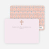 Holy Communion Notecard - Pale Pink