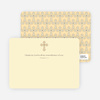 Holy Communion Notecard - Creamy Yellow