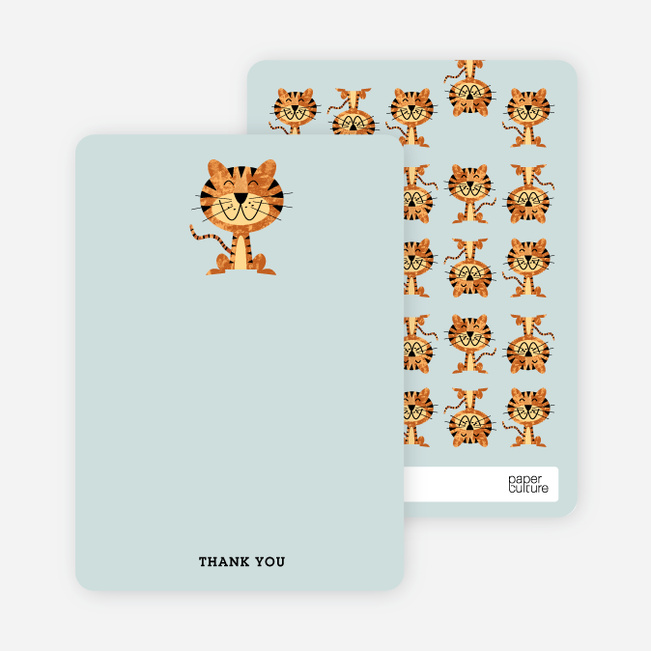Stationery: ‘Year of the Tiger Shower’ cards. - Sea Foam
