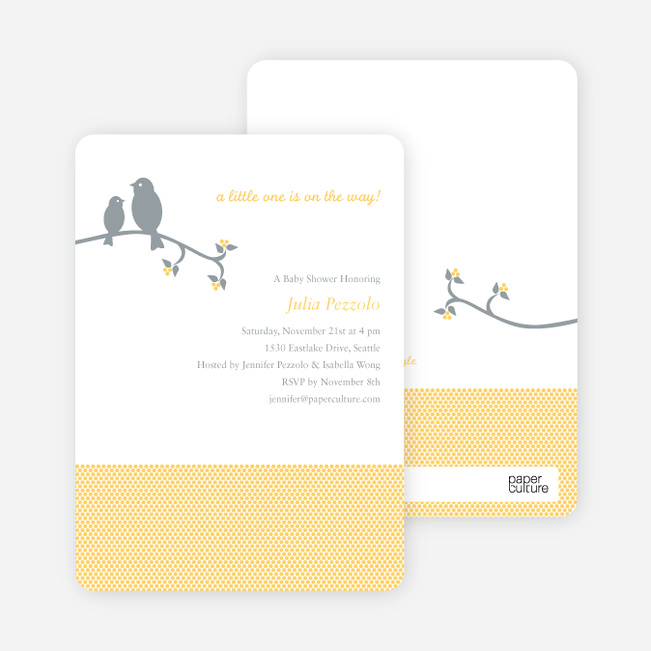 classic baby shower invitations