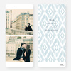 Ikat Save the Dates - Blue