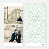 Ikat Save the Dates - Green