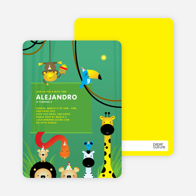 1st birthday invitations paper culture