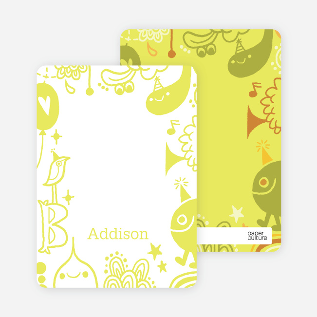Note Cards: ‘A Child’s Imagination’ cards. - Pale Yellow