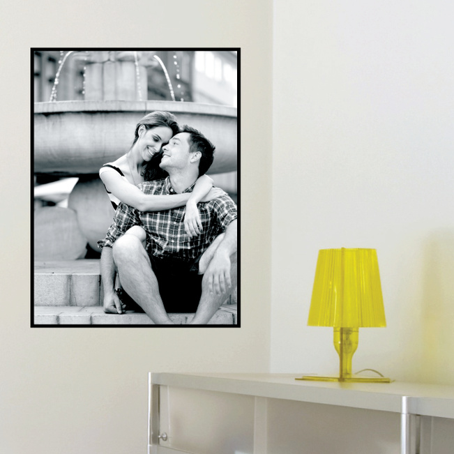 Photo Rectangle Wall Stickers - Black