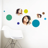 Bubble Up, Circle Photo Wall Decals - Blue