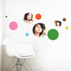 Bubble Up, Circle Photo Wall Decals - Green