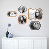 Retro Bracket Photo Frames - Brown