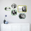 Retro Bracket Photo Frames - Green