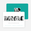 Classic Photo Holiday Cards - Blue