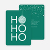 Ho Ho Ho Ornaments - Green