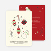 Winter Icons Invitations - Red