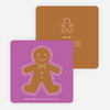 Gingerbread Man - Purple