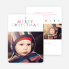 A Simple Merry Christmas Card - Blue