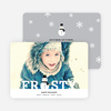 Frozen Christmas Cards - Gray