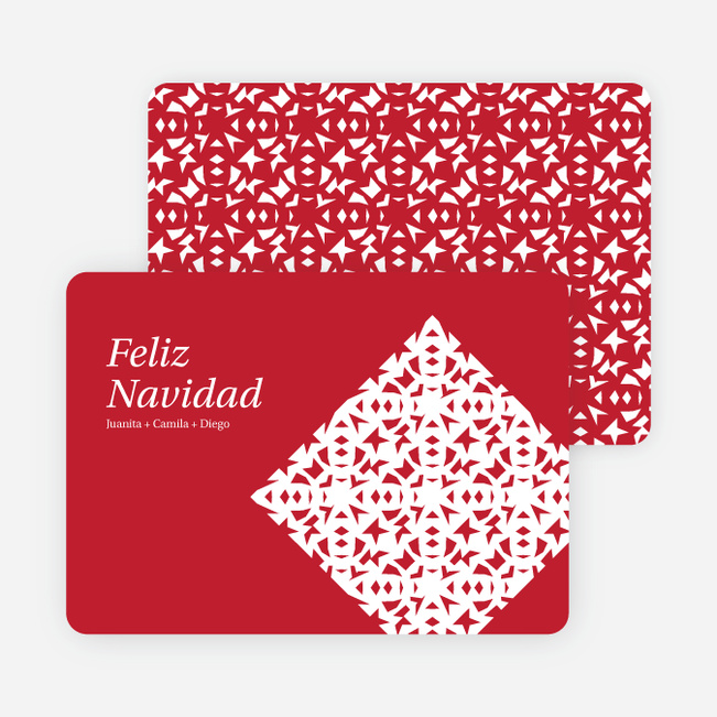 Paper Snowflake Feliz Navidad Cards | Paper Culture