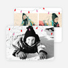 Christmas Lights Christmas Cards - Pink