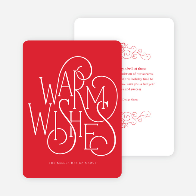 Warmest Regards Card Warmest Regards Card
