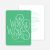 Fancy Warm Wishes - Green