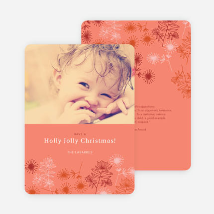 Holly, Jolly Christmas - Red