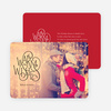 Warm Wishes for the Holidays Cards - Red