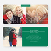 Blessed Christmas Cards - Green