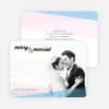Diagonal Stripes New Year’s Cards - Pink